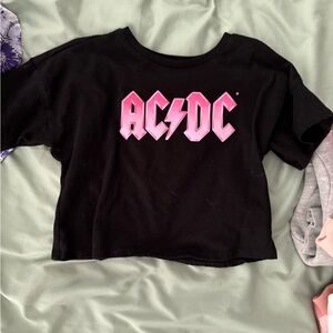 Wonder Nation Black and Pink Graphic Tee